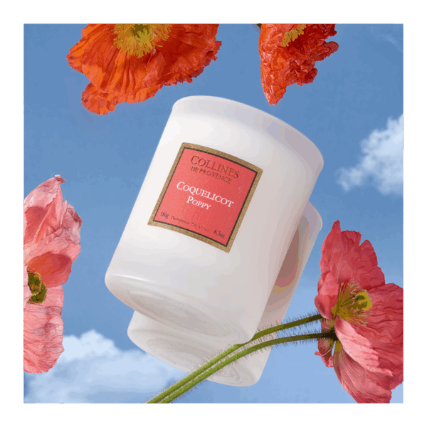Coquelicot - Bougie Parfumée 180g