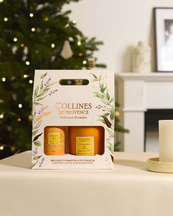 Mandarine & Yuzu - Coffret Bougie 180g & Parfum d'intérieur – Image 3